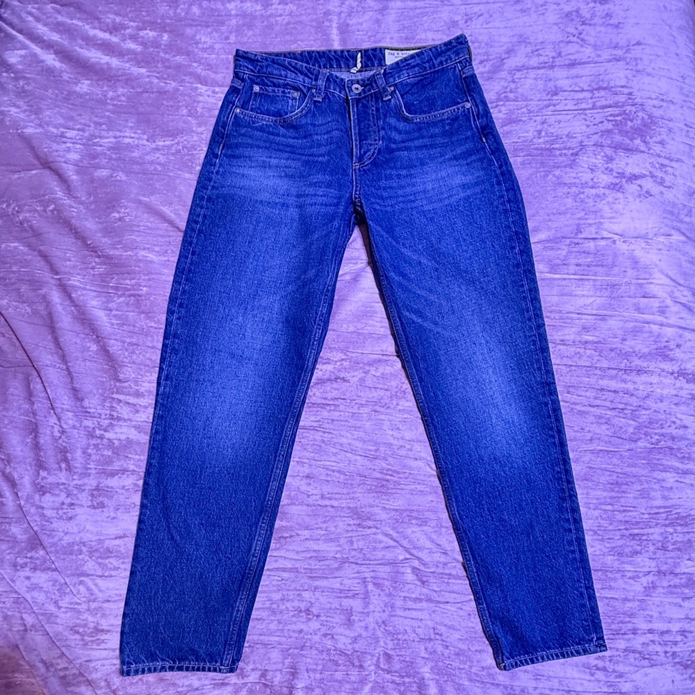 Rag & Bone Rosa Mid-Rise Boyfriend Jeans, 26